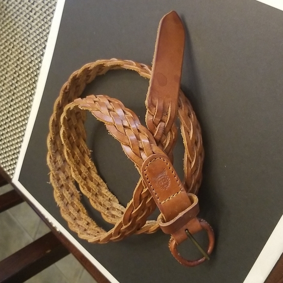 Dior Accessories - Vtg. Christian Dior Braided Leather Belt